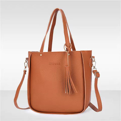 4 Pieces Set Versatile Women PU Leather Handbag